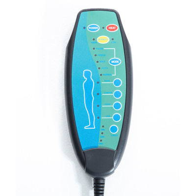 Cadeira reclinável Power Lift com função de massagem ajustável e sistema de aquecimento, black faux leatherette