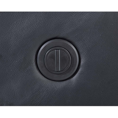Cadeira reclinável Power Lift com função de massagem ajustável e sistema de aquecimento, black faux leatherette