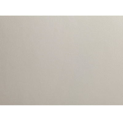 Sofá seccional em forma de L, de couro taupe